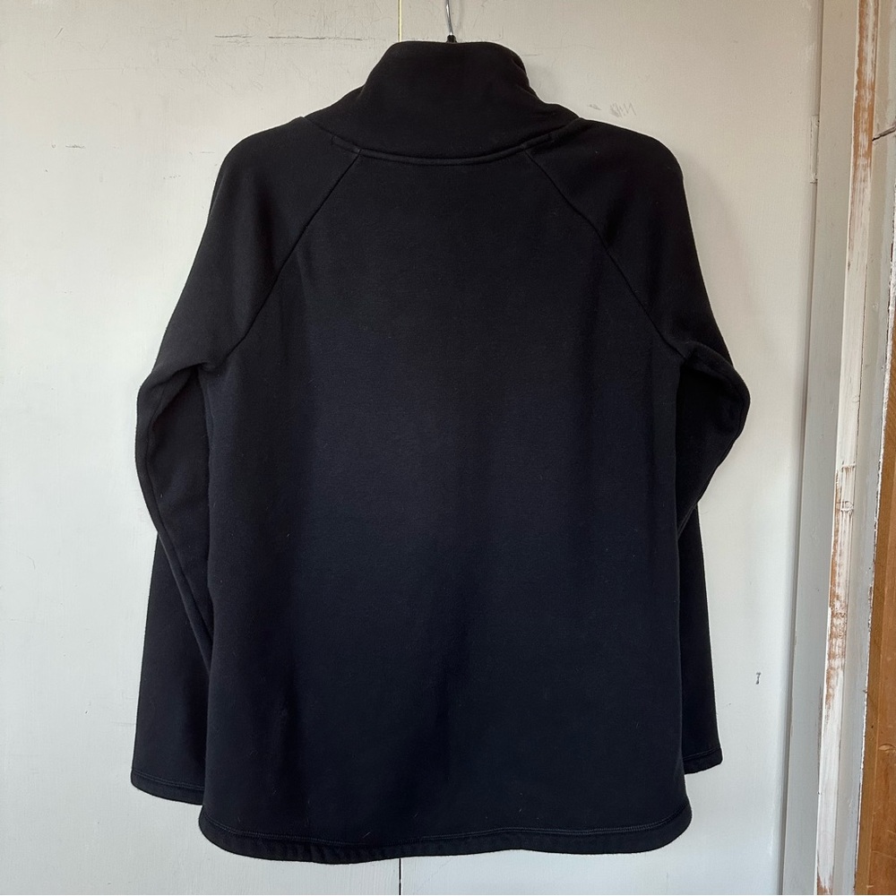 Athleta Black Cozy Karma Asymmetrical Pullover - Picture 2 of 13